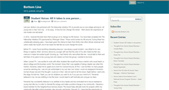 Desktop Screenshot of blog.bottomline.org